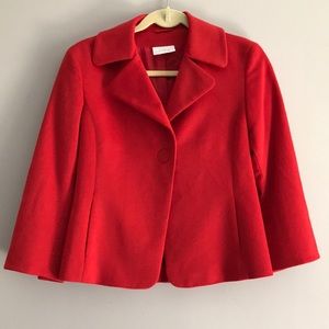 Arkis Punto Wool Blend Swing Crop Jacket